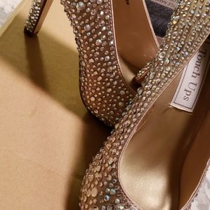 Rhinestone heels